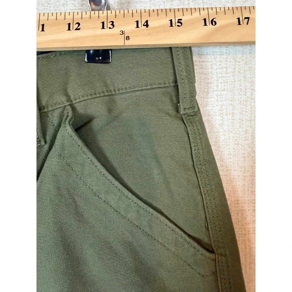 NWT Caterpillar CAT Mens Green Utility Work Pants Straight Leg 30x30 Gorpcore